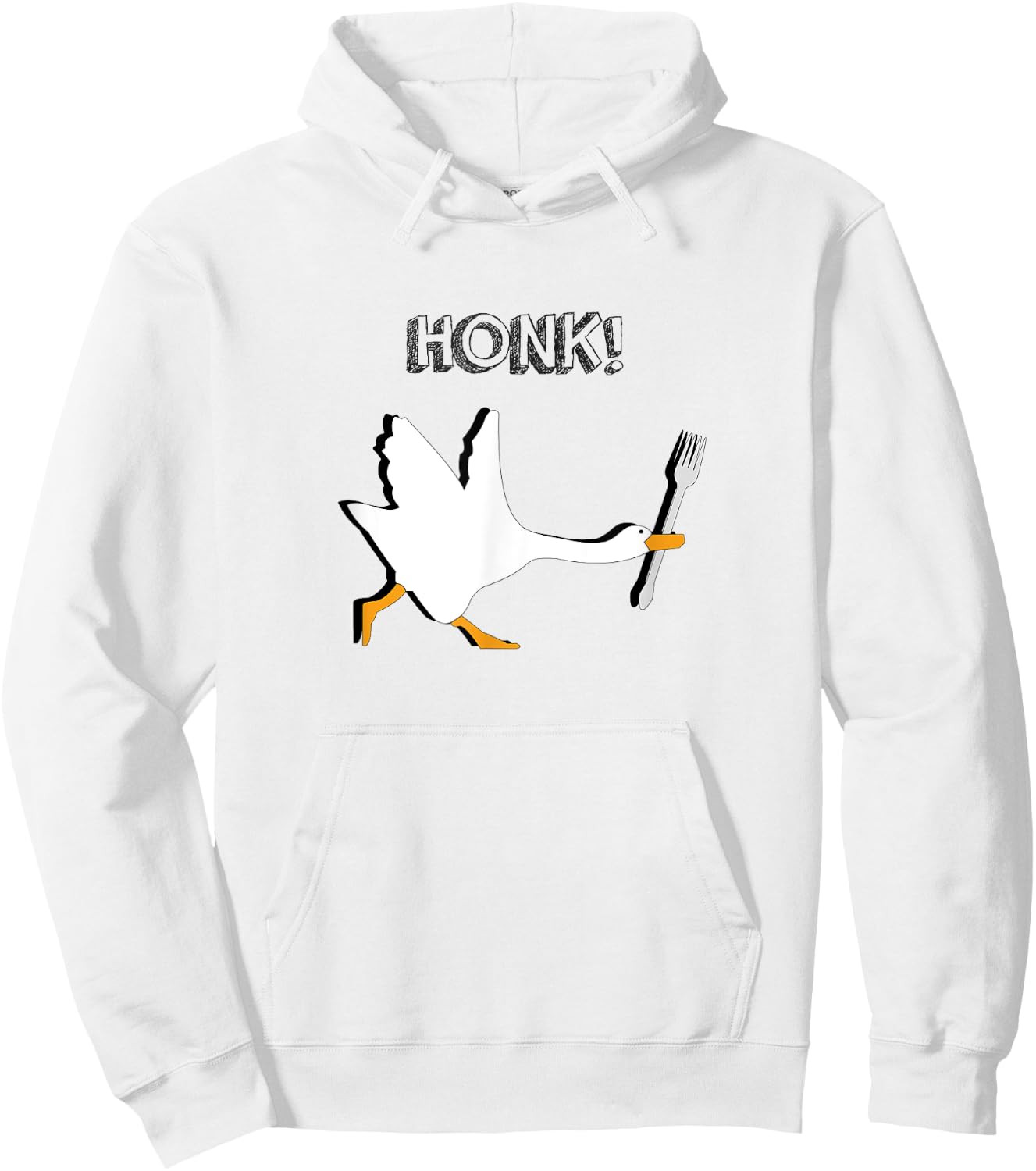 Funny Untitled Goose Meme - HONK Hoodie - Hoodie | White