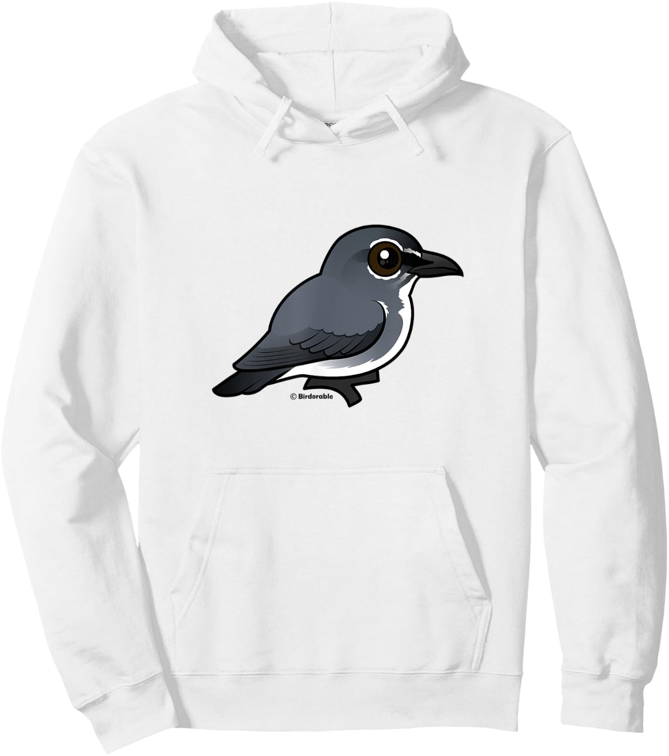 Cute Cartoon Spectacled Flowerpecker Bird Lover Gift Hoodie - Hoodie | White