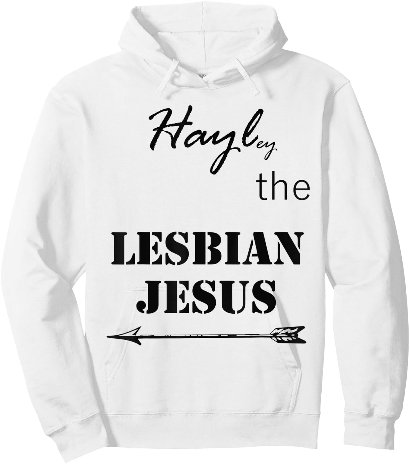 Hayley Merch - The Lesbian Jesus Hoodie - Hoodie | White