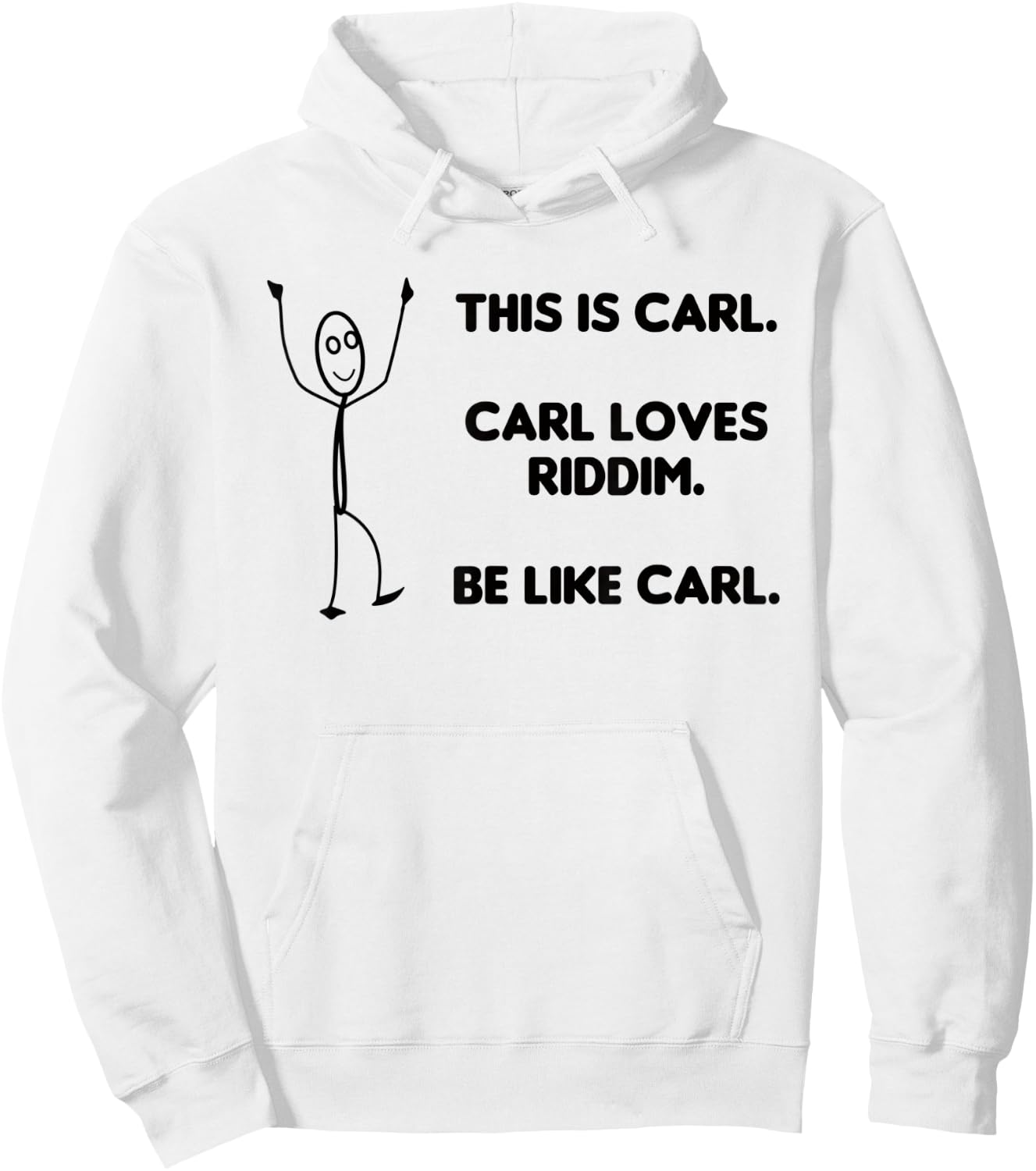 Riddim Music Funny Quote - Meme EDM Rave Outfit Hoodie - Hoodie | White