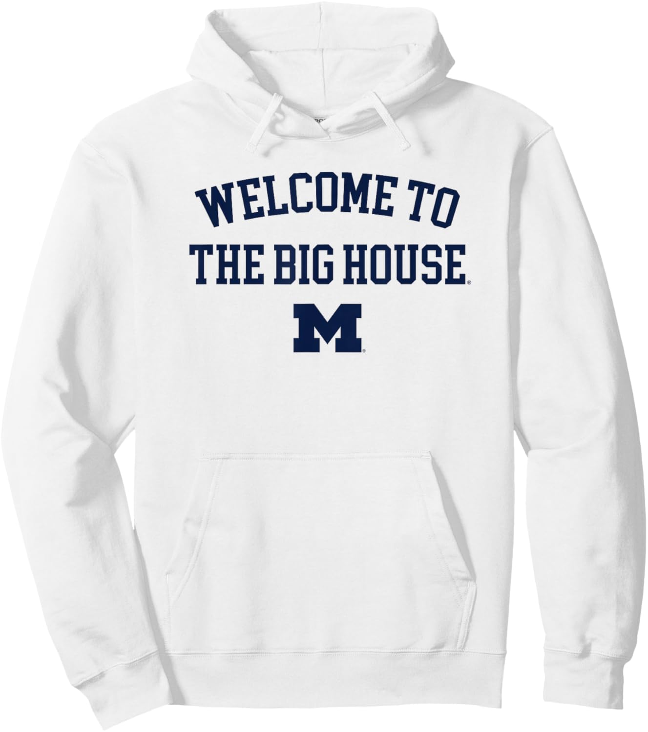 University of Michigan Wolverines U of M The Big House Hoodie - Hoodie | White