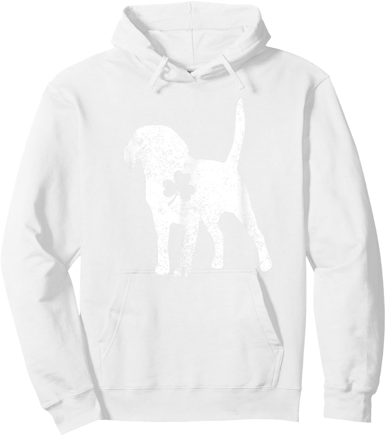 Labrador Shamrock St Patricks Day Lab Dog Lover Gift Hoodie - Hoodie | White