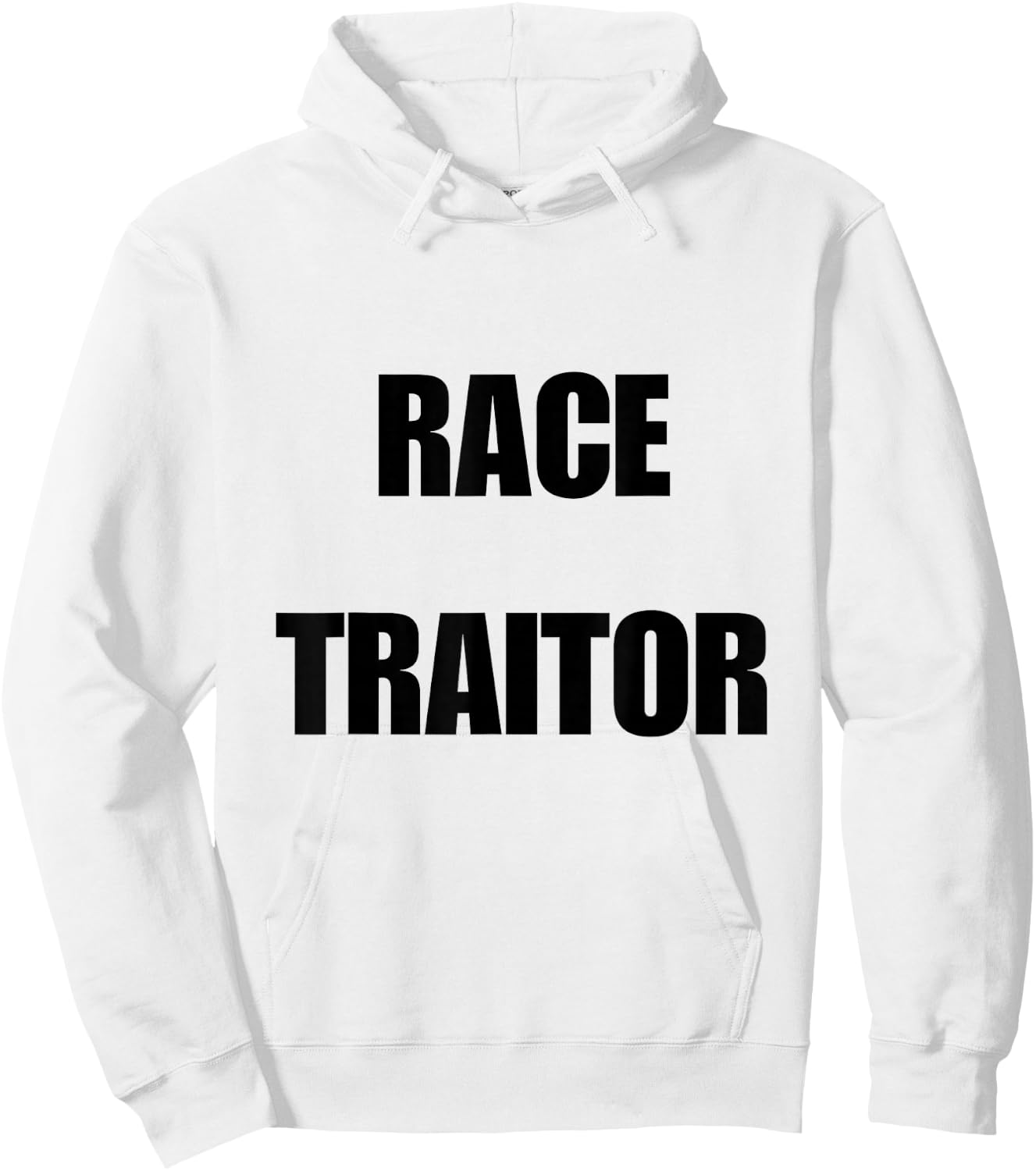 QOS BNWO Queen of Spades Race Traitor Hoodie - Hoodie | White