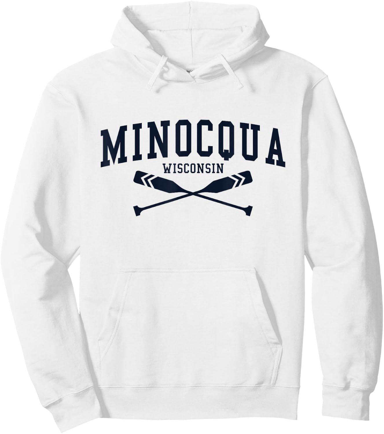 Minocqua Wisconsin Hoodie - Hoodie | White