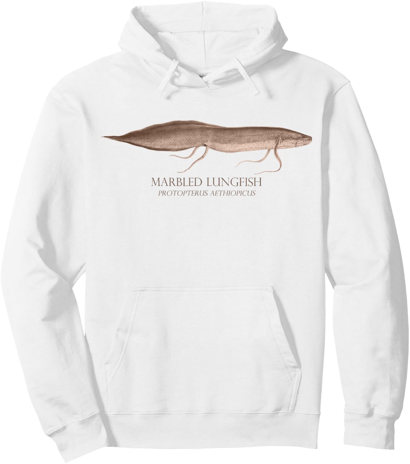 Lungfish Aquarium Fish Keeper Protopterus Aquarist Fish Gift Hoodie - Hoodie | White