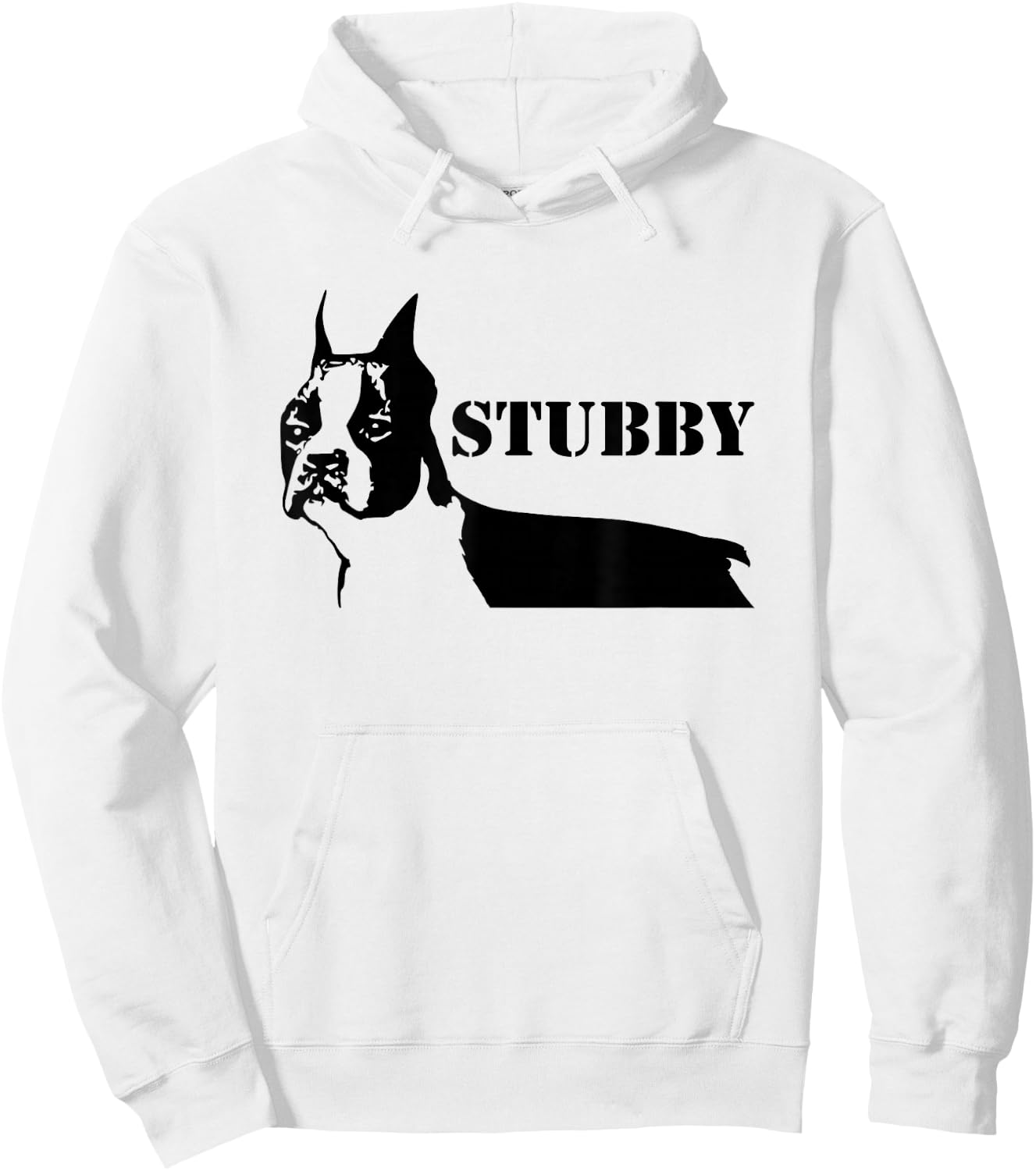 Sergeant Stubby - American Army Dog WWI America Animal Hoodie - Hoodie | White