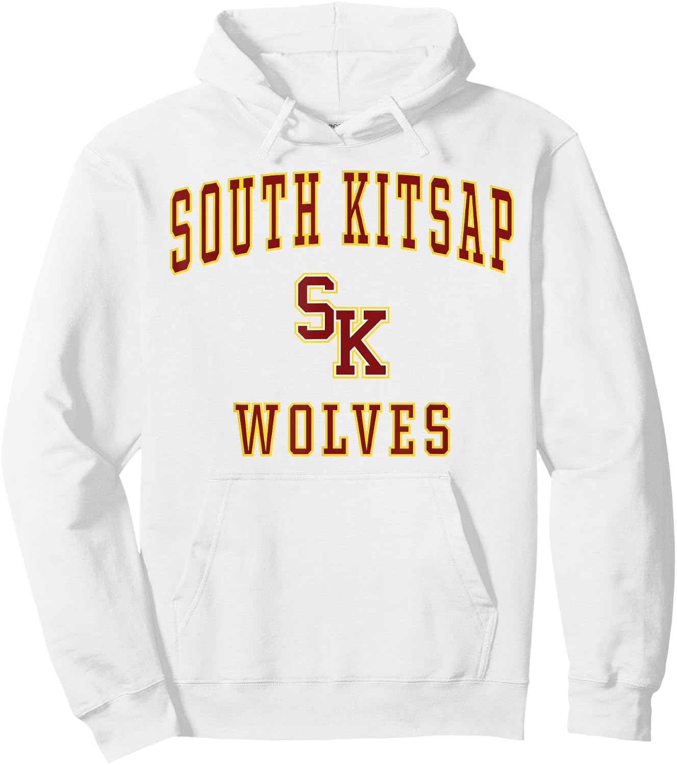South Kitsap High School Wolves Hoodie - Hoodie | White