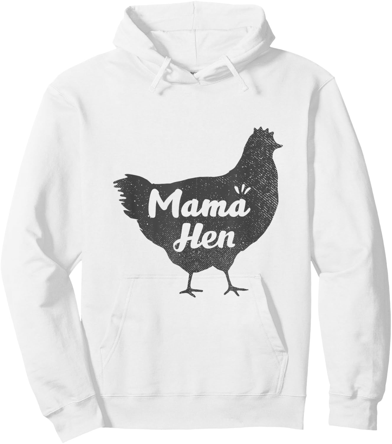 Mama Hen Outfit Retro Vintage Chicken Mom Breeder Women Hoodie - Hoodie | White