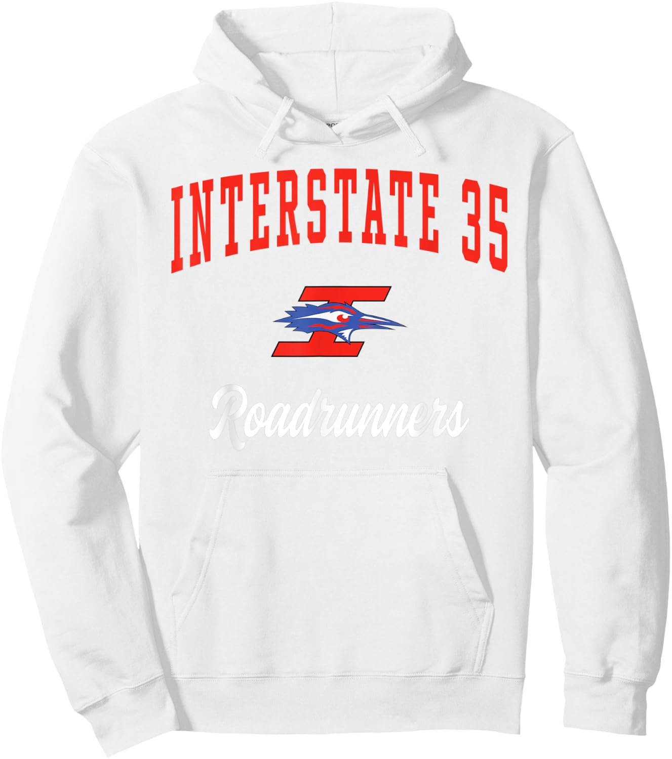 Interstate 35 High School Roadrunners Hoodie - Hoodie | White