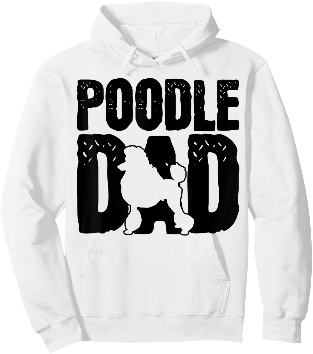 Poodle Dad Hoodie - Hoodie | White