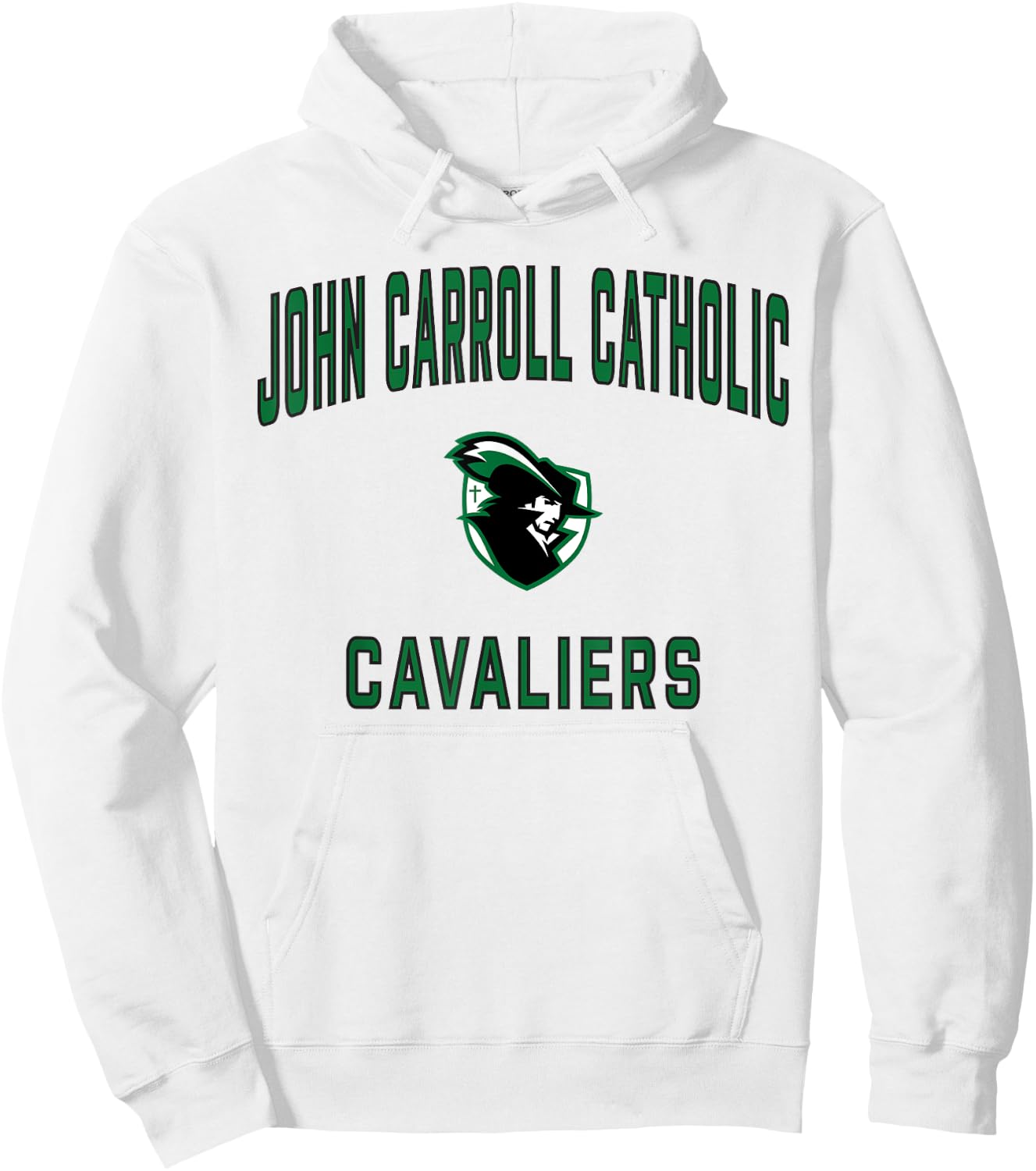 John Carroll Catholic High School Cavaliers Hoodie - Hoodie | White