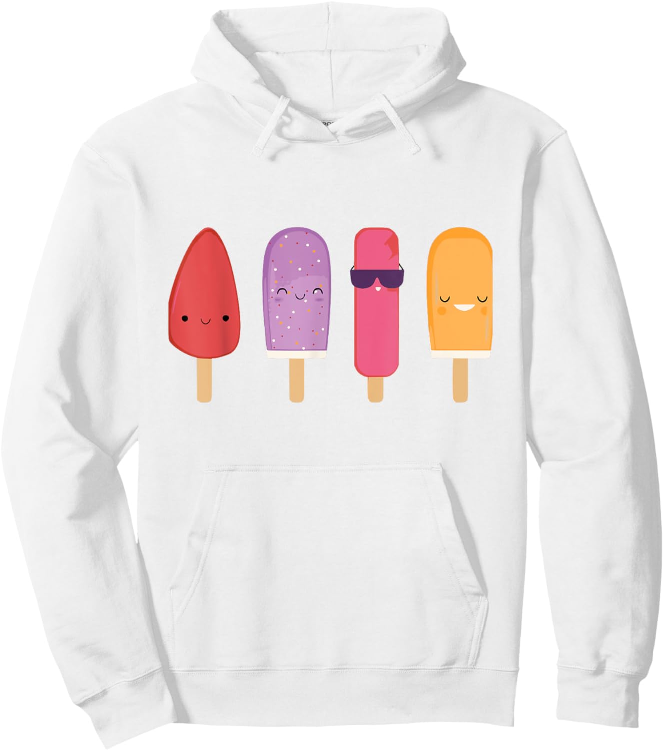 Funny Popsicle Summer Popsicle Hoodie - Hoodie | White