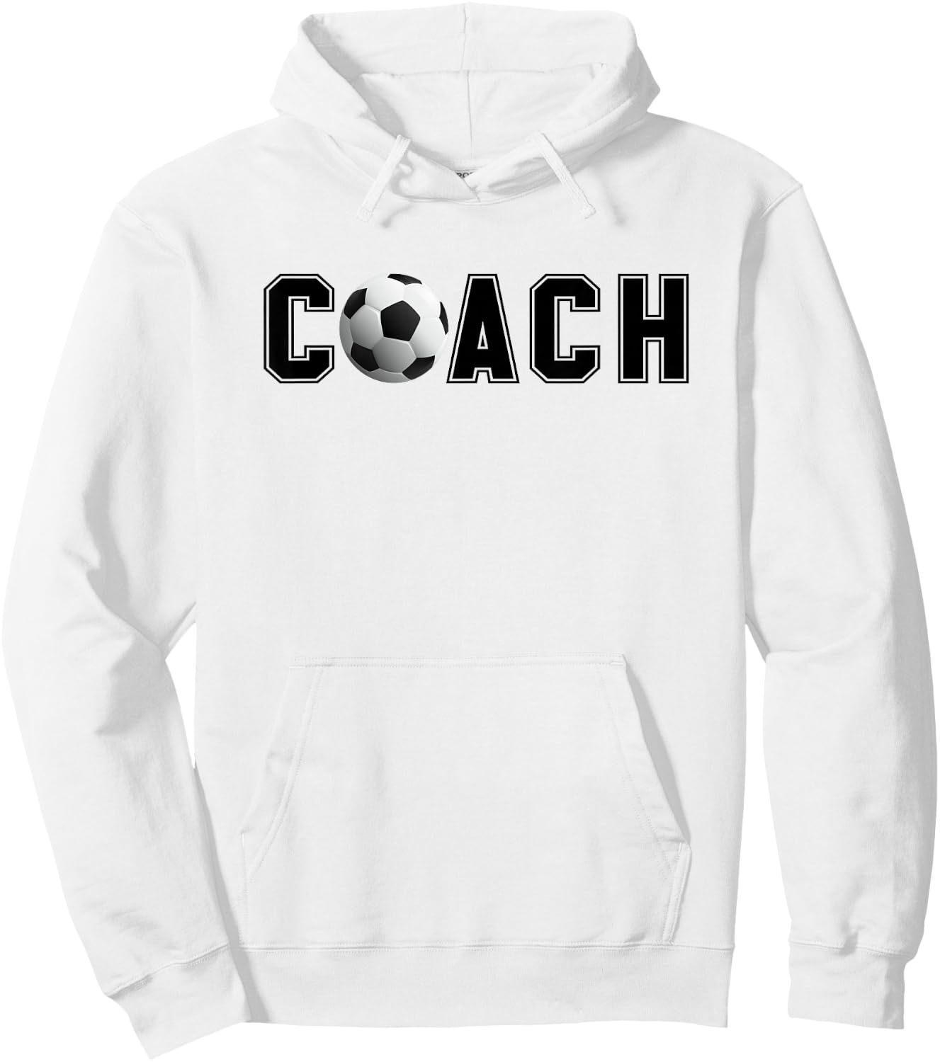 Soccer Coach Hoodie - Hoodie | White