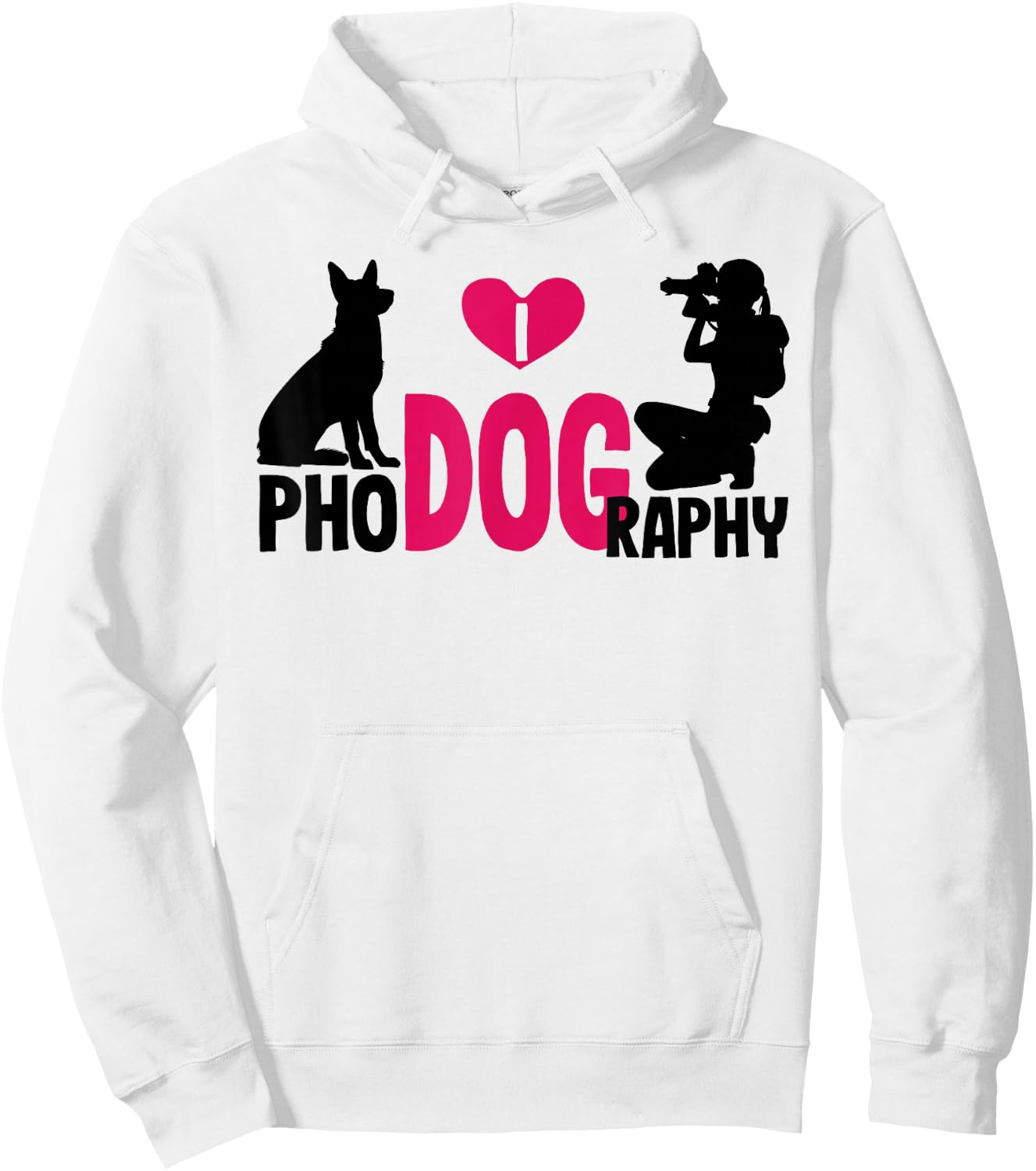 I Phodography Dog Photography Photographer Camera Photo Gift Hoodie - Hoodie | White