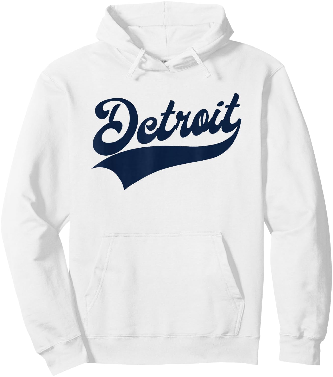 Detroit - Athletic Throwback Design - Classic Hoodie - Hoodie | White