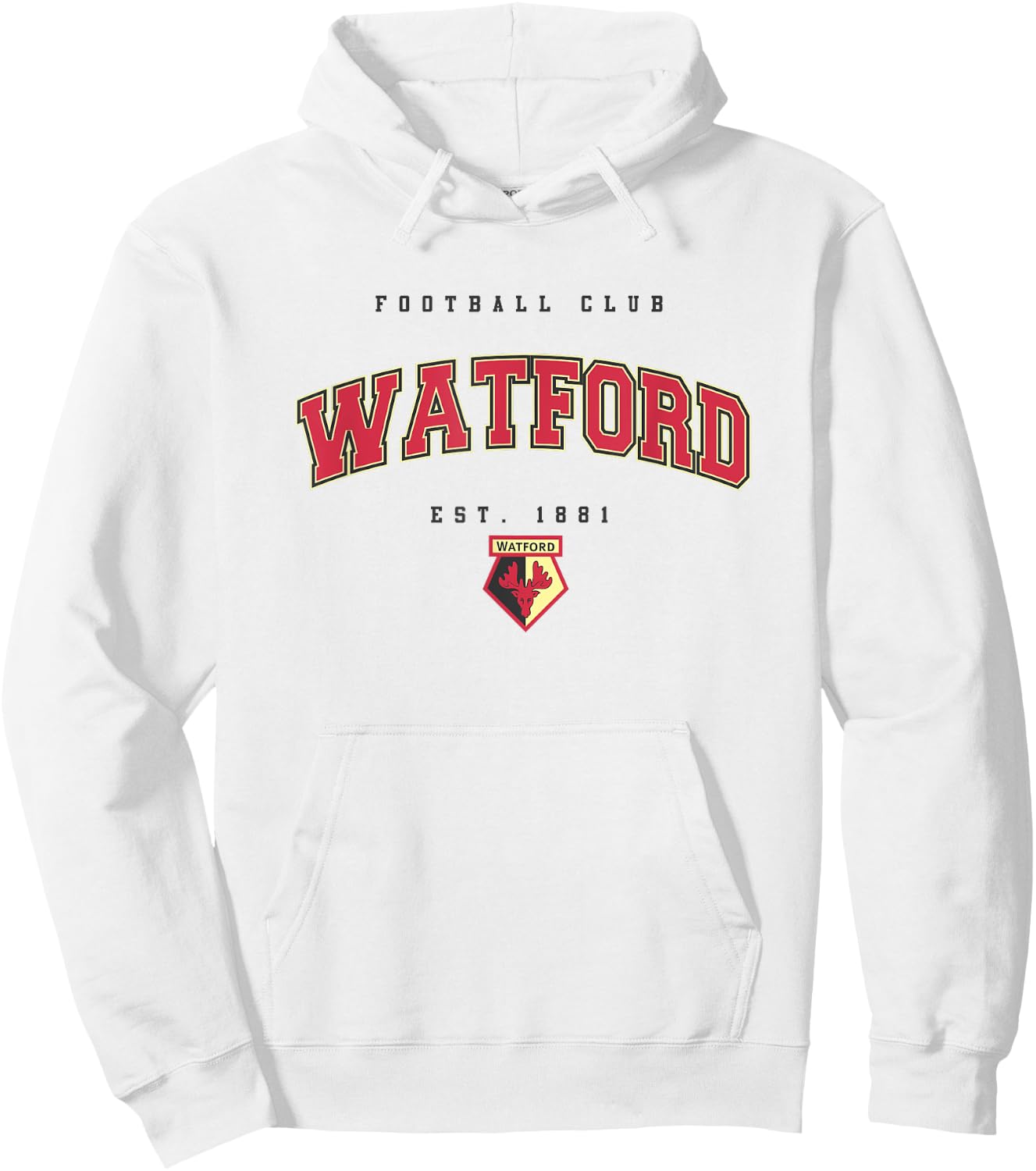Watford Football Club Est. 1881 Hoodie - Hoodie | White