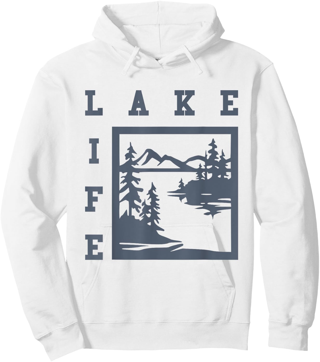 Lake Life Lake Shirt Lakehouse Vacation Boating Lake Bum Hoodie - Hoodie | White