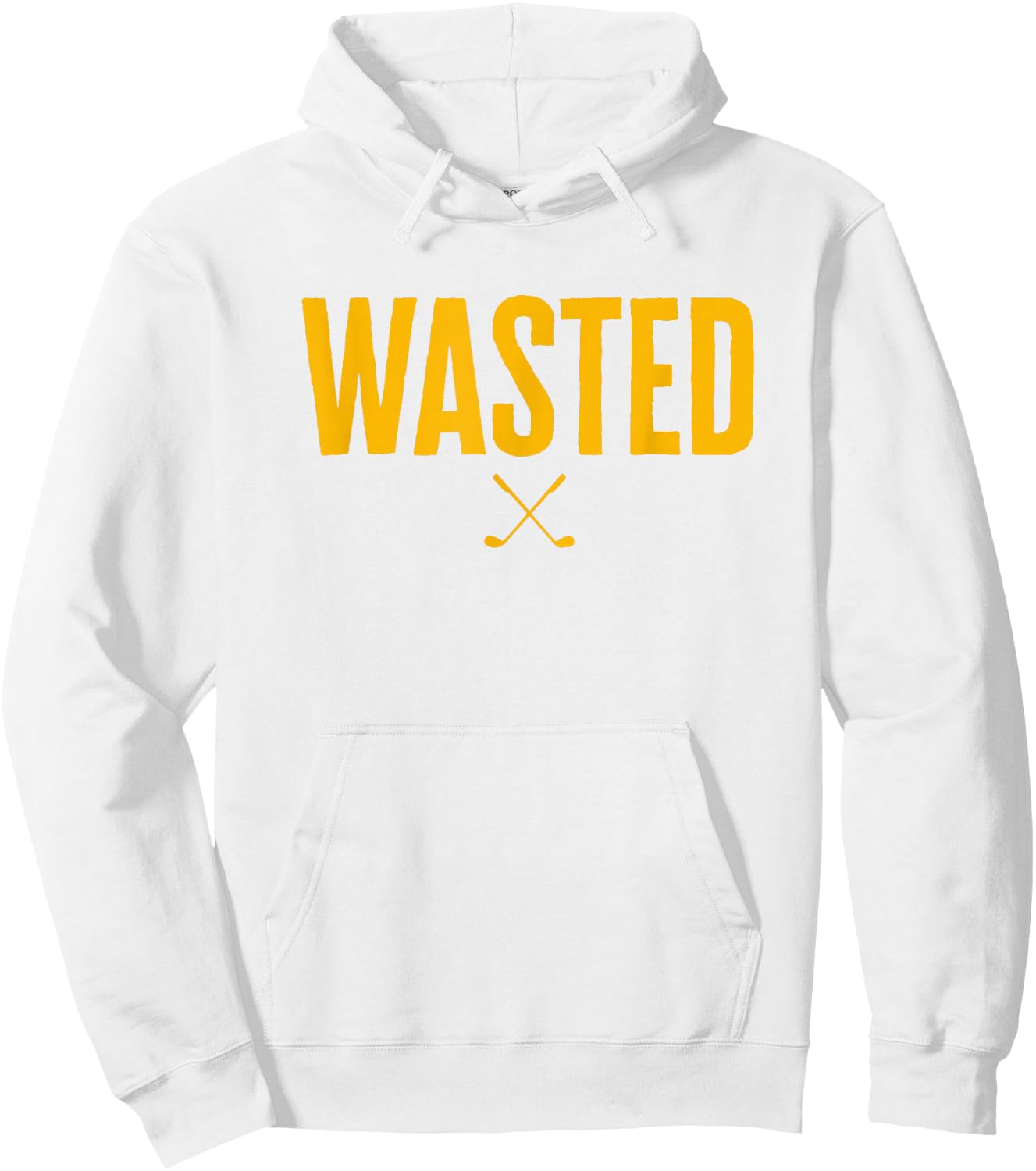 Below Bogey Golf Wasted Golf Hoodie - Hoodie | White