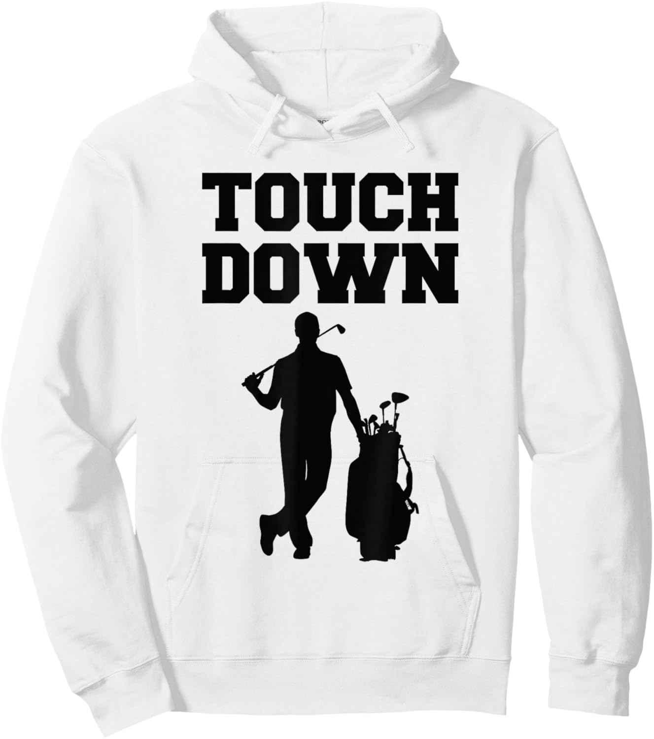 Touchdown Golf Football Funny Mix Up Sports Golf Player Men Hoodie - Hoodie | White
