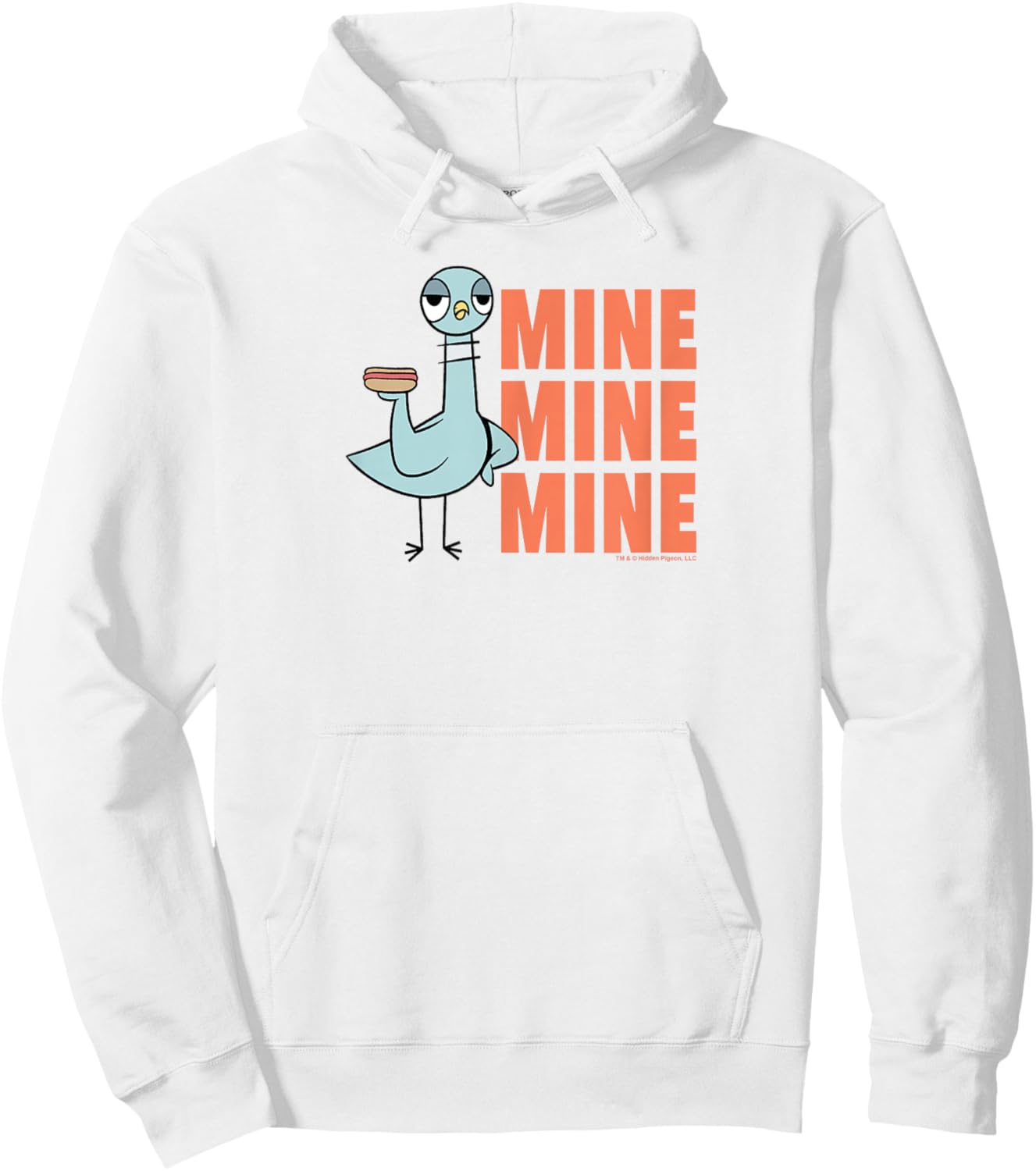 The Pigeon Hot Dogs Hoodie - Hoodie | White