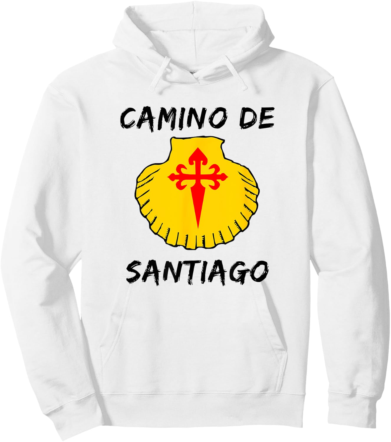 Camino de Santiago Compostela Spain Funny St James Way Gift Hoodie - Hoodie | White