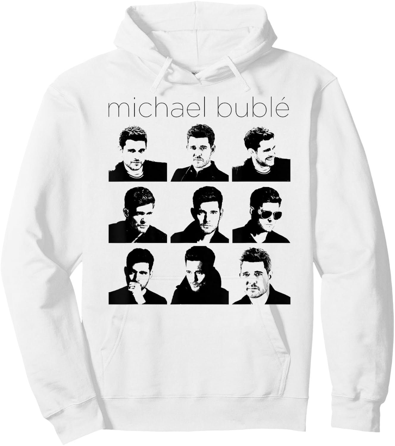 Michael Bublé Faces of Bublé Hoodie - Hoodie | White