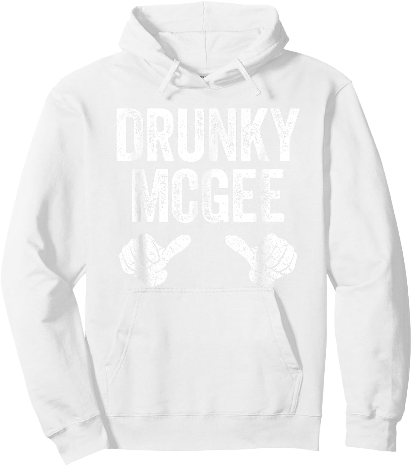 Drunky Mcgee Shirt Couple Irish Men Women St Patrick Day Hoodie - Hoodie | White