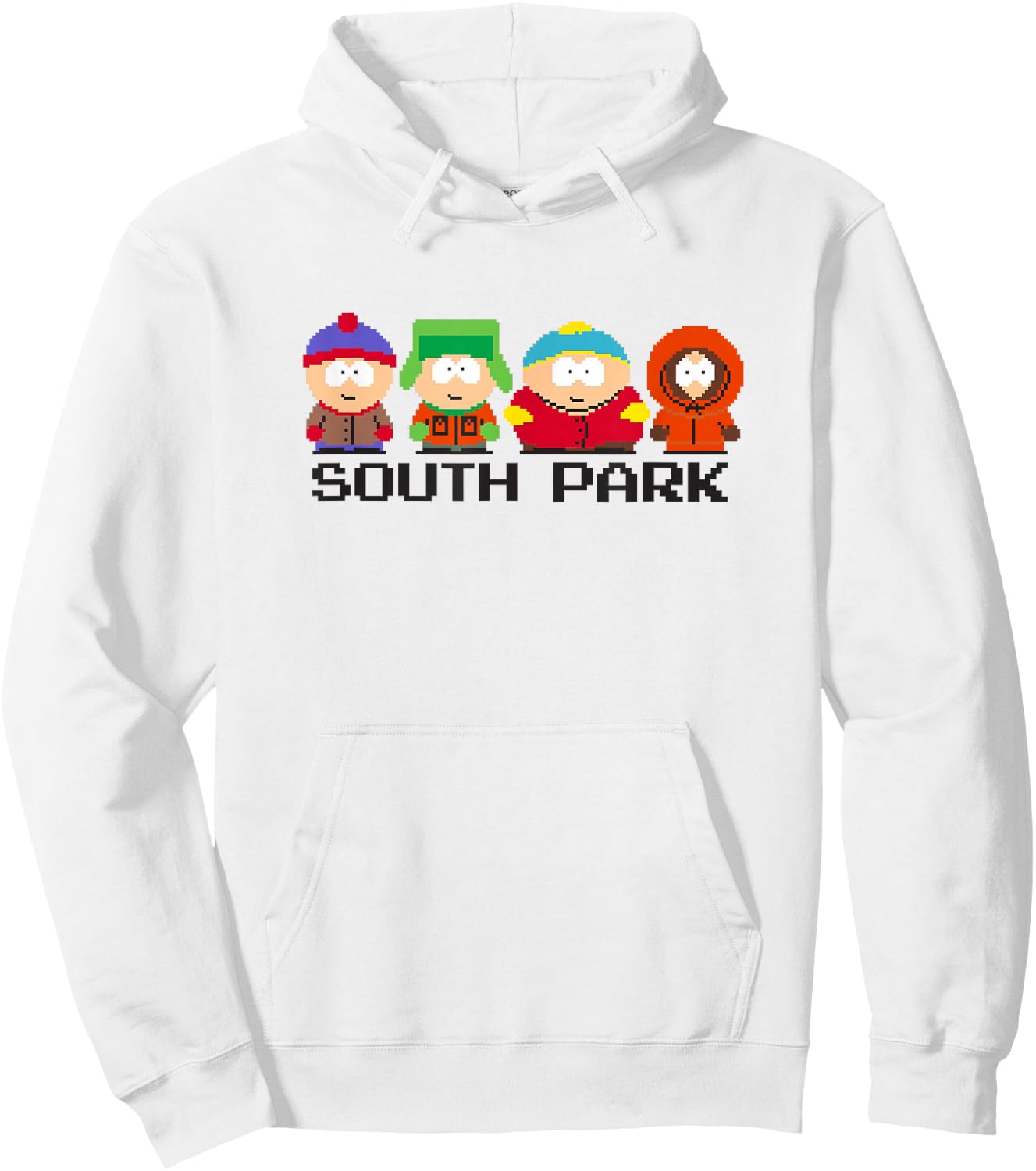 8 Bit South Park Hoodie - Hoodie | White