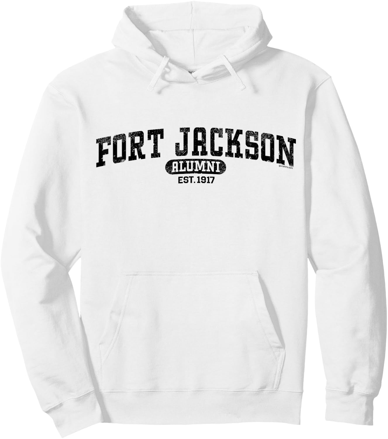 Fort Jackson Alumni (Retro) - South Carolina Hoodie - Hoodie | White