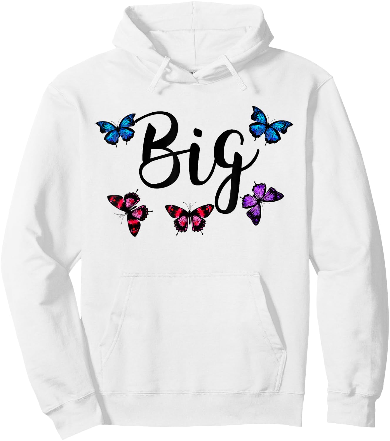 Cute Big Little Sorority Butterfly Reveal. Pledge Rush Hoodie - Hoodie | White