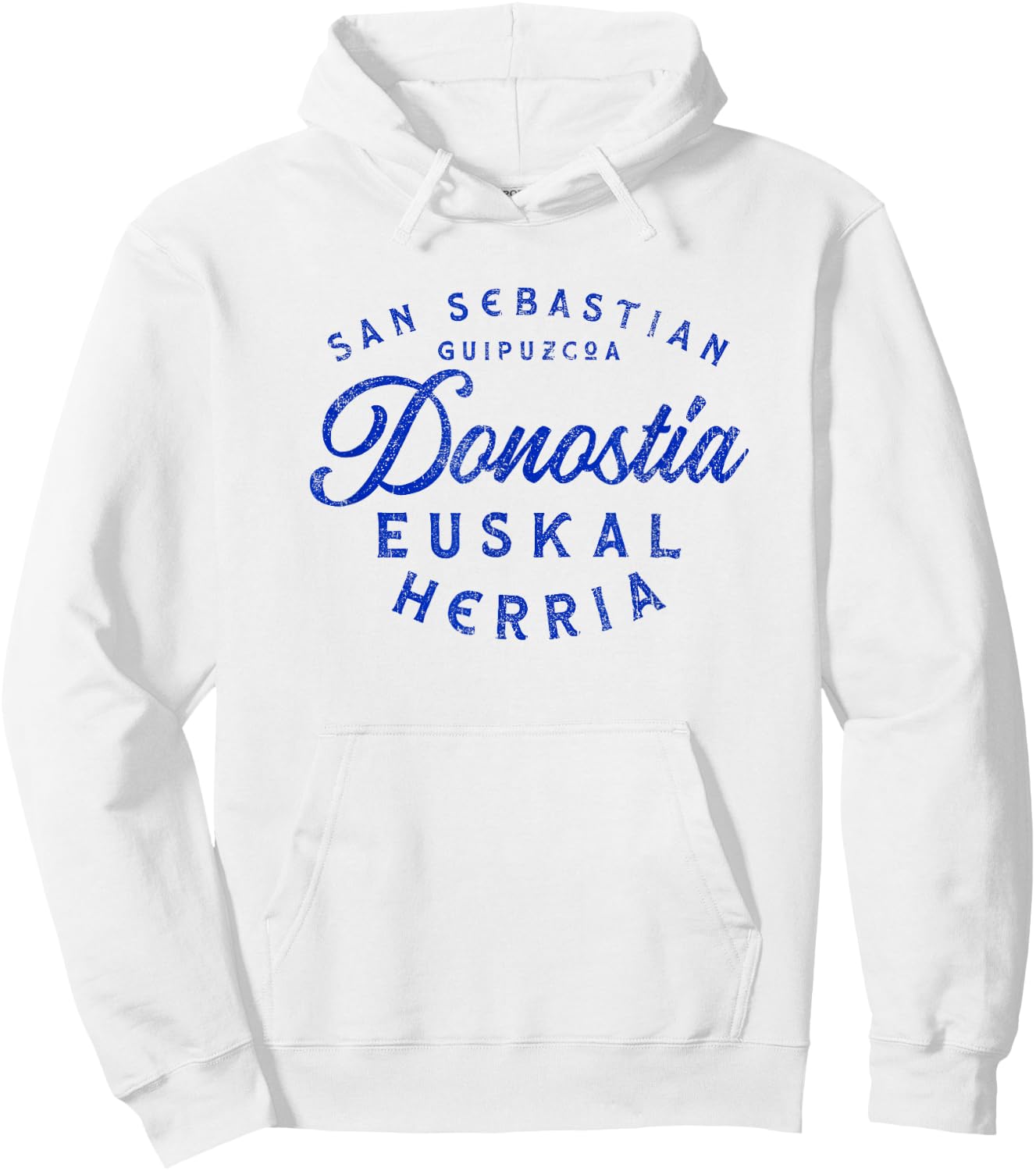 San Sebastian Guipuzcoa - Donostia Euskal Herria Basque Hoodie - Hoodie | White