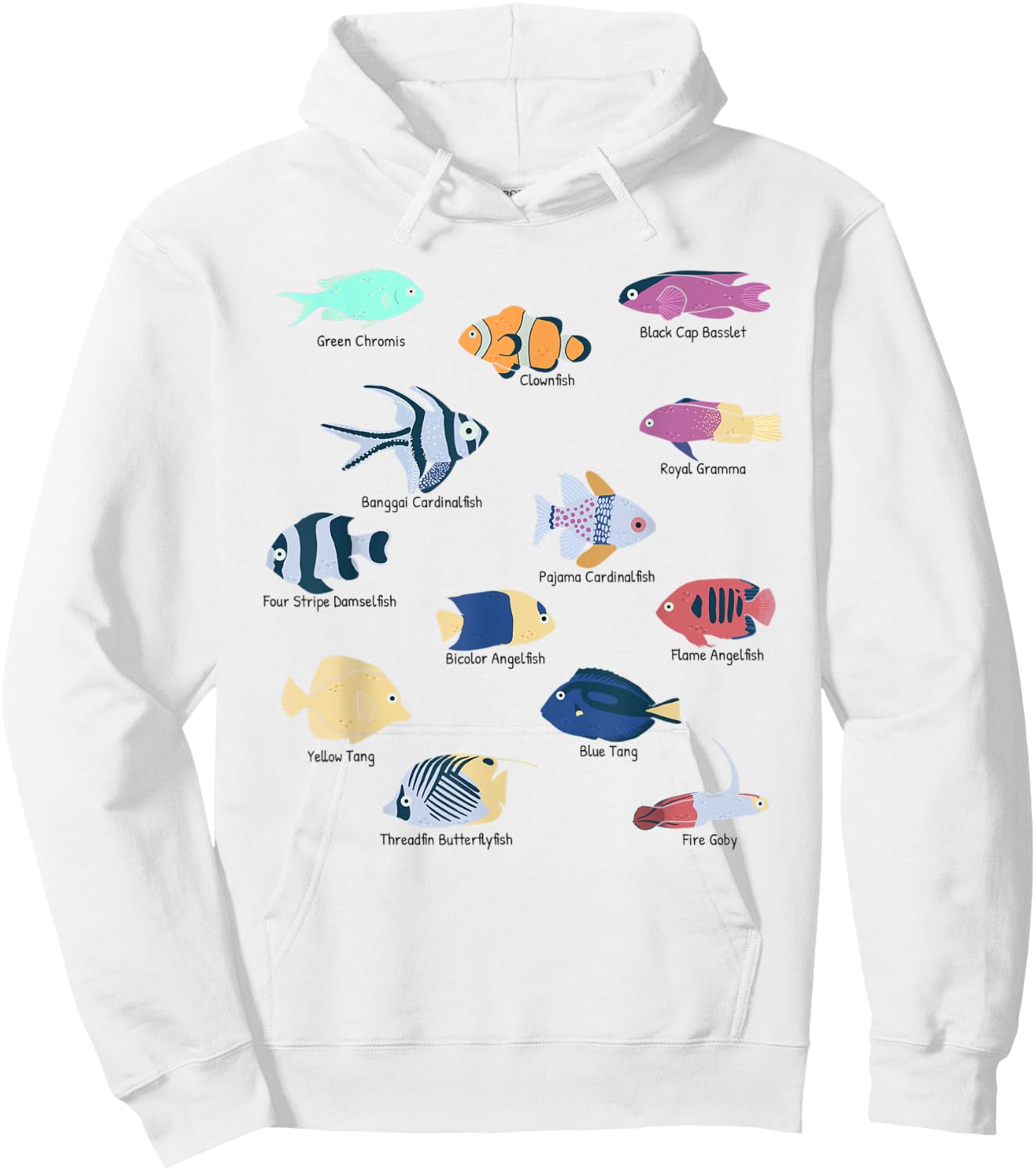 Coral Reefs Tropical Fishes In Reef Aquariums Fish Tank Hoodie - Hoodie | White