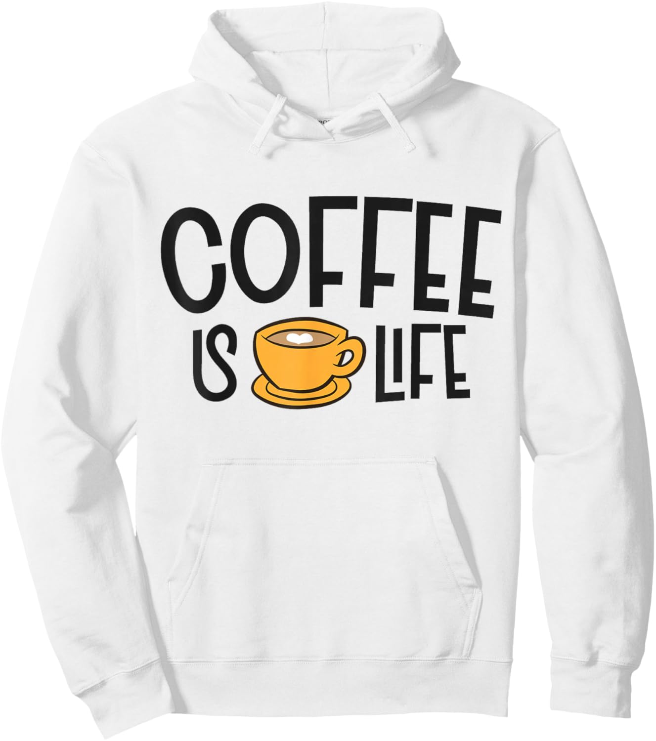 Coffee Is Life cappuccino Espresso Coffee Hoodie - Hoodie | White