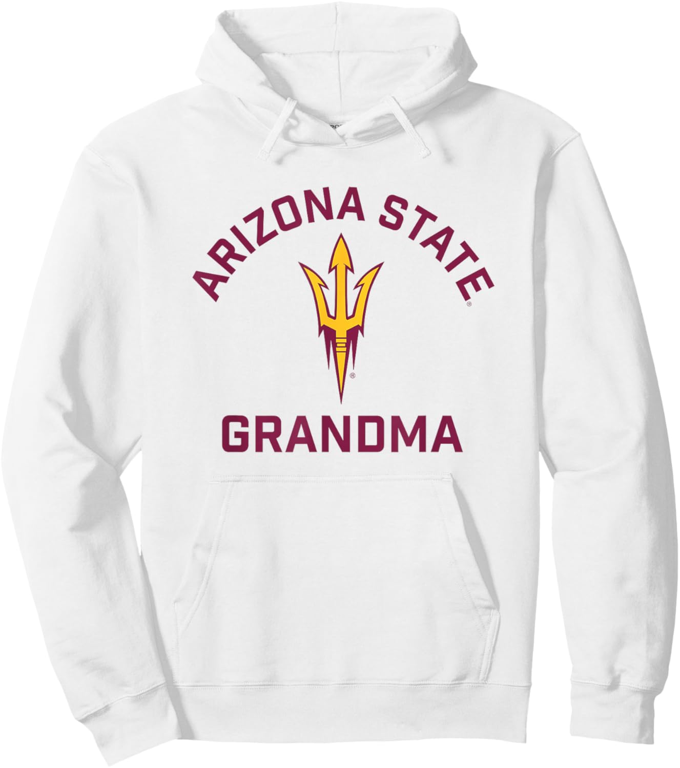Arizona State University Sun Devils Arched Grandma Hoodie - Hoodie | White