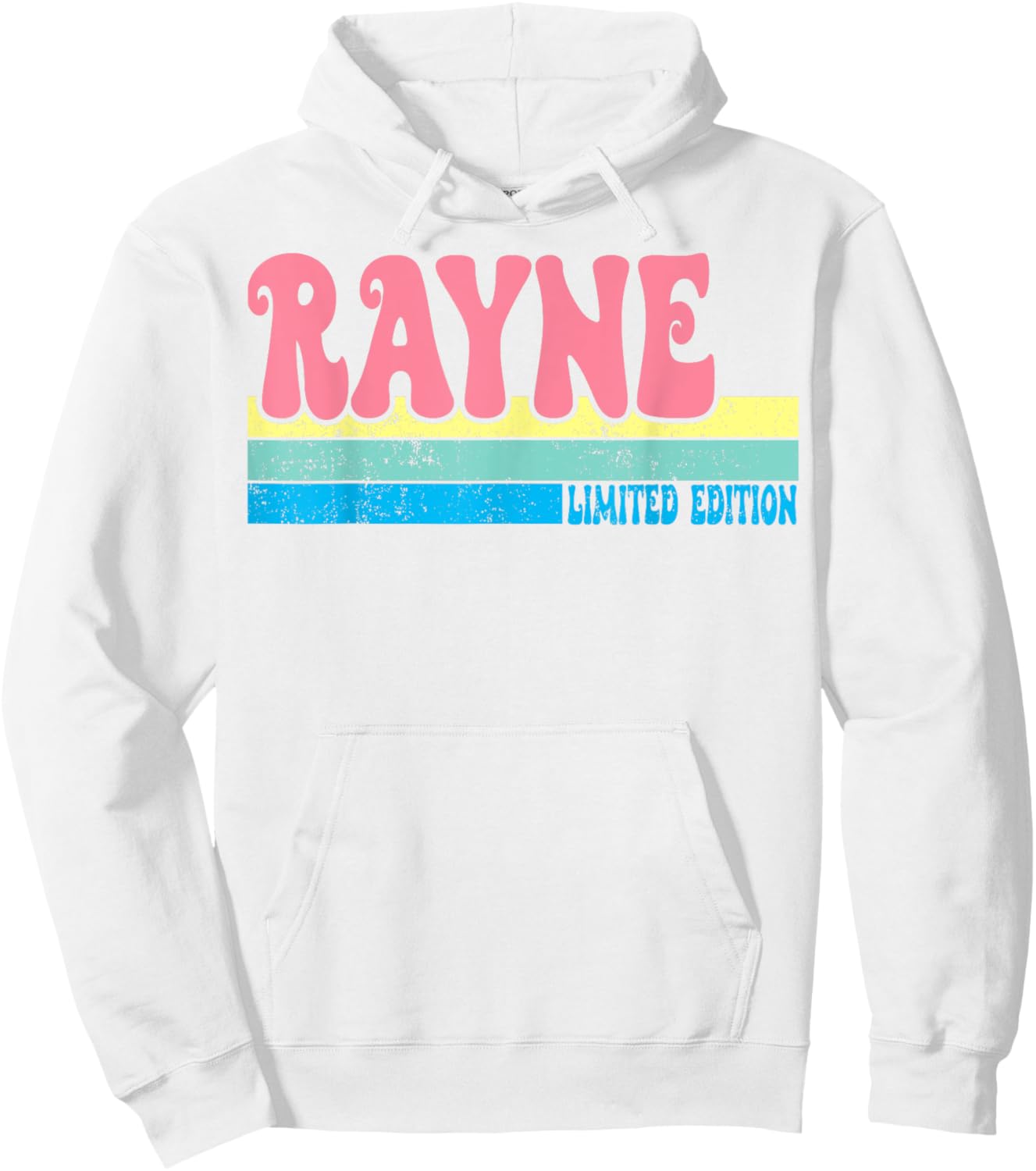 RAYNE Name Personalized Cute Idea Groovy Women RAYNE Hoodie - Hoodie | White