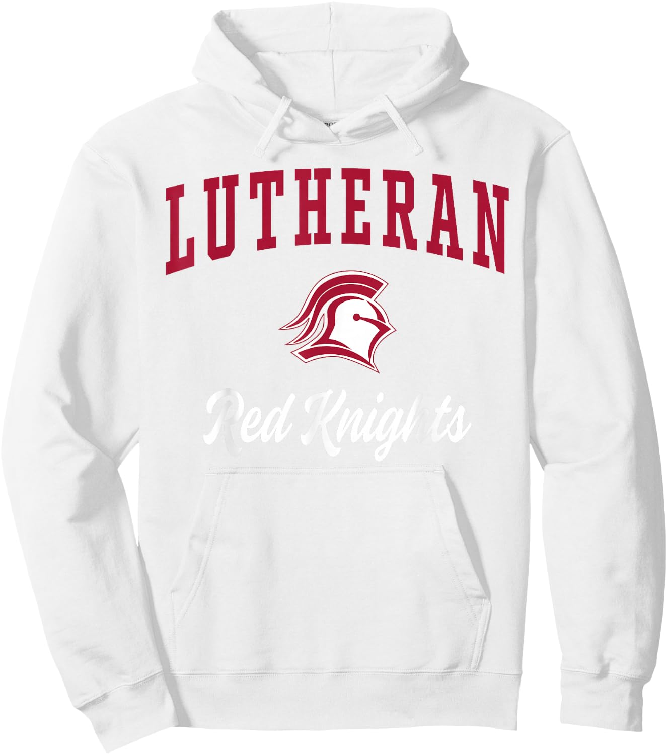 Lutheran High School Red Knights Hoodie - Hoodie | White