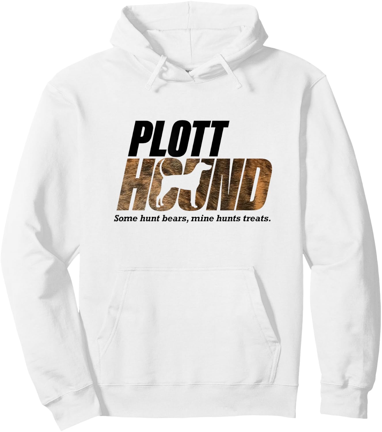 Plott Hound hunting treats Hoodie - Hoodie | White