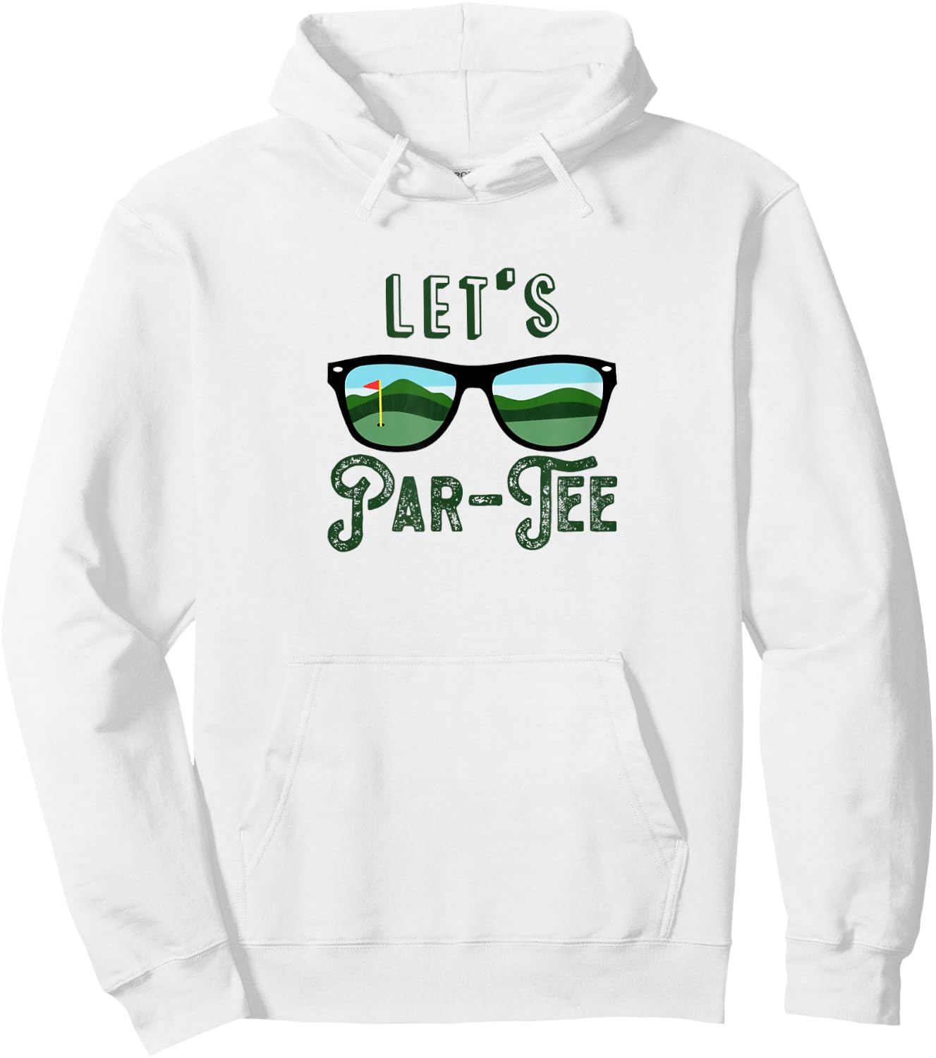 Let’s Par - Golf Funny Meme Party Golf Golfing Golfers Hoodie - Hoodie | White