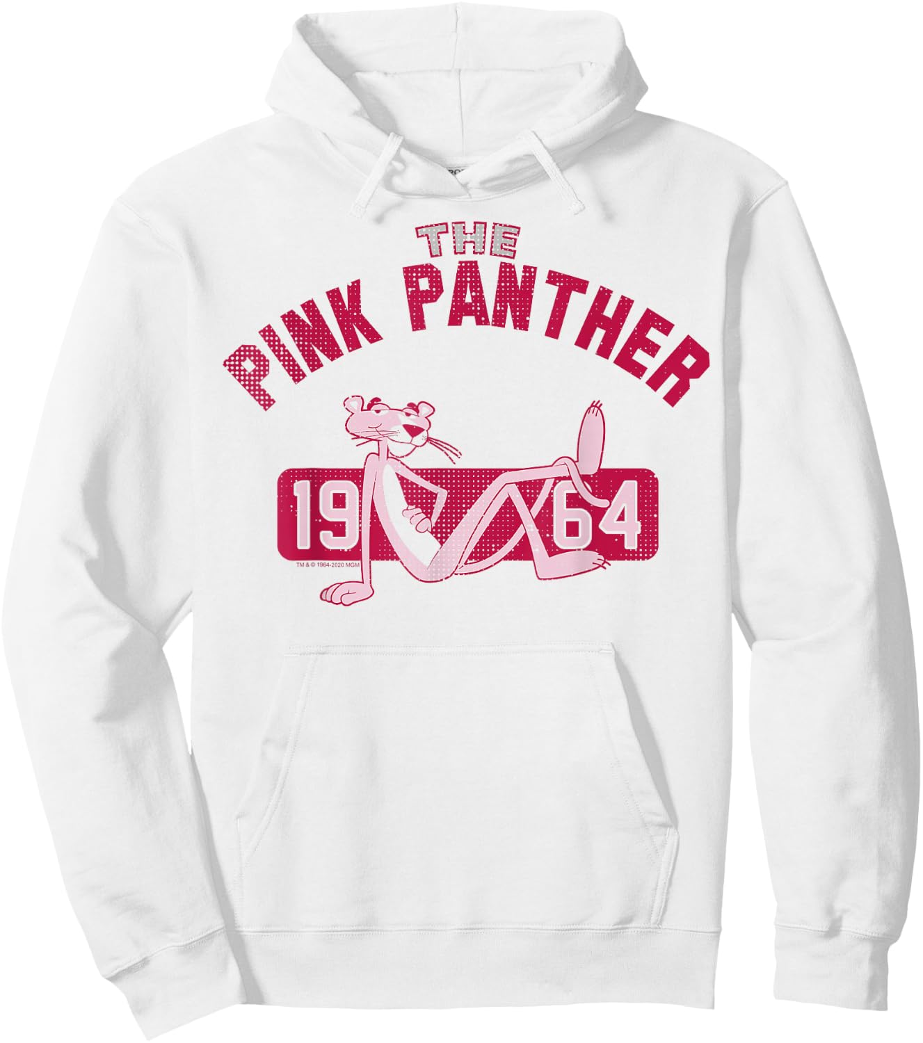 The Pink Panther 1964 Collegiate Hoodie - Hoodie | White