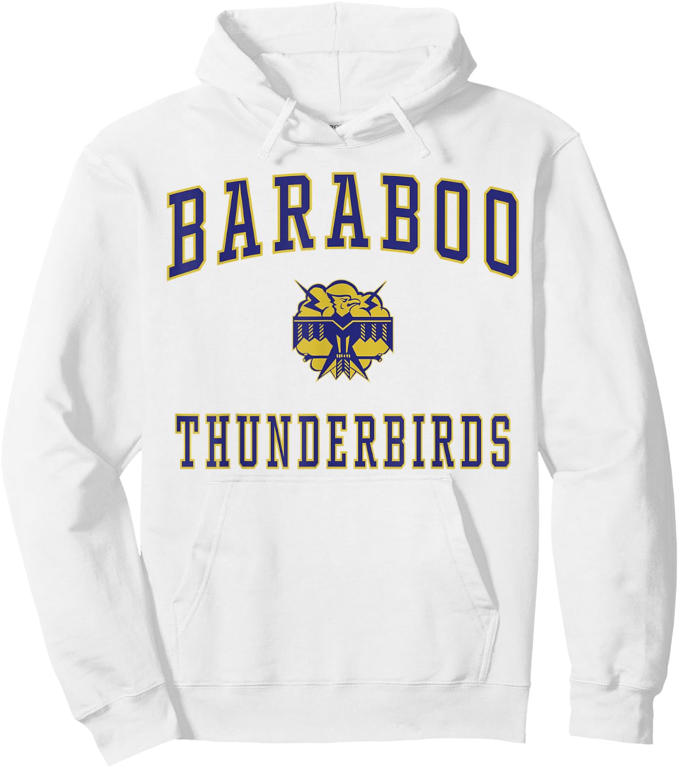 Baraboo High School Thunderbirds Hoodie - Hoodie | White