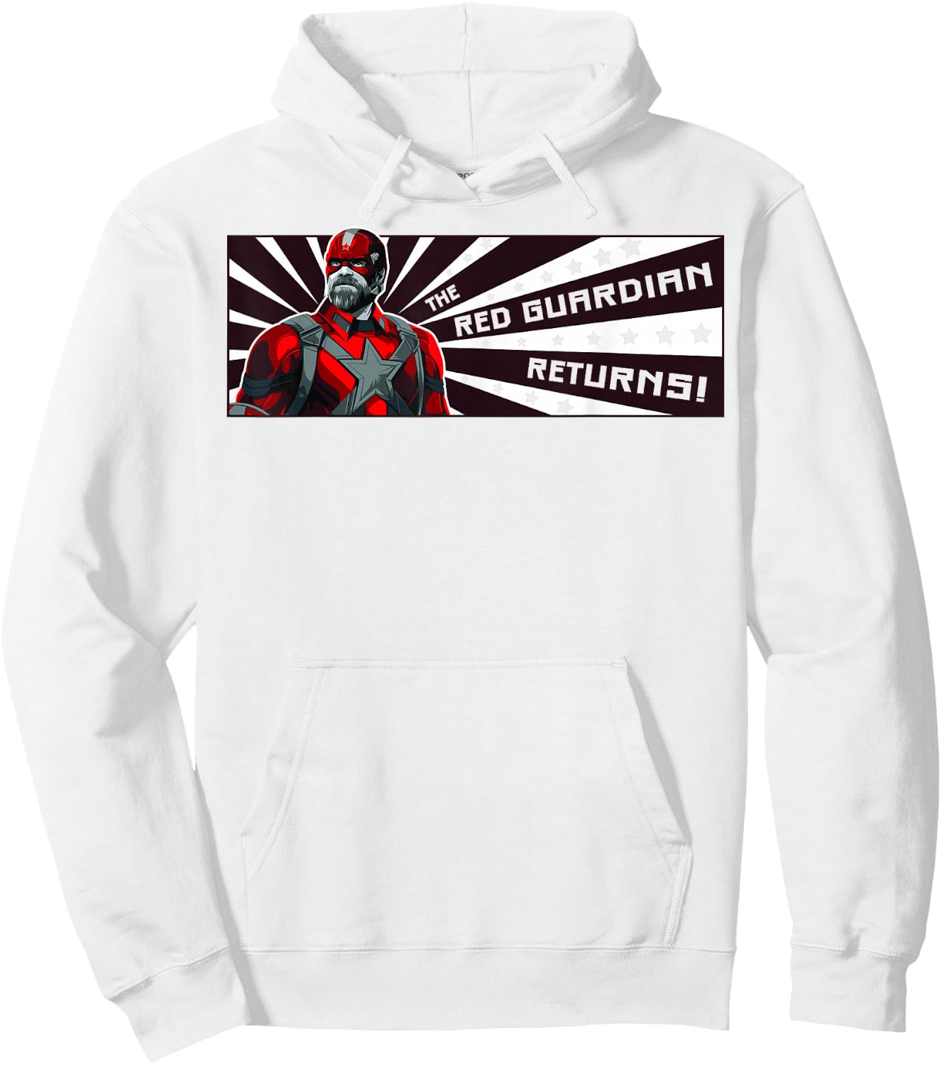 Marvel Black Widow The Red Guardian Returns Hoodie - Hoodie | White