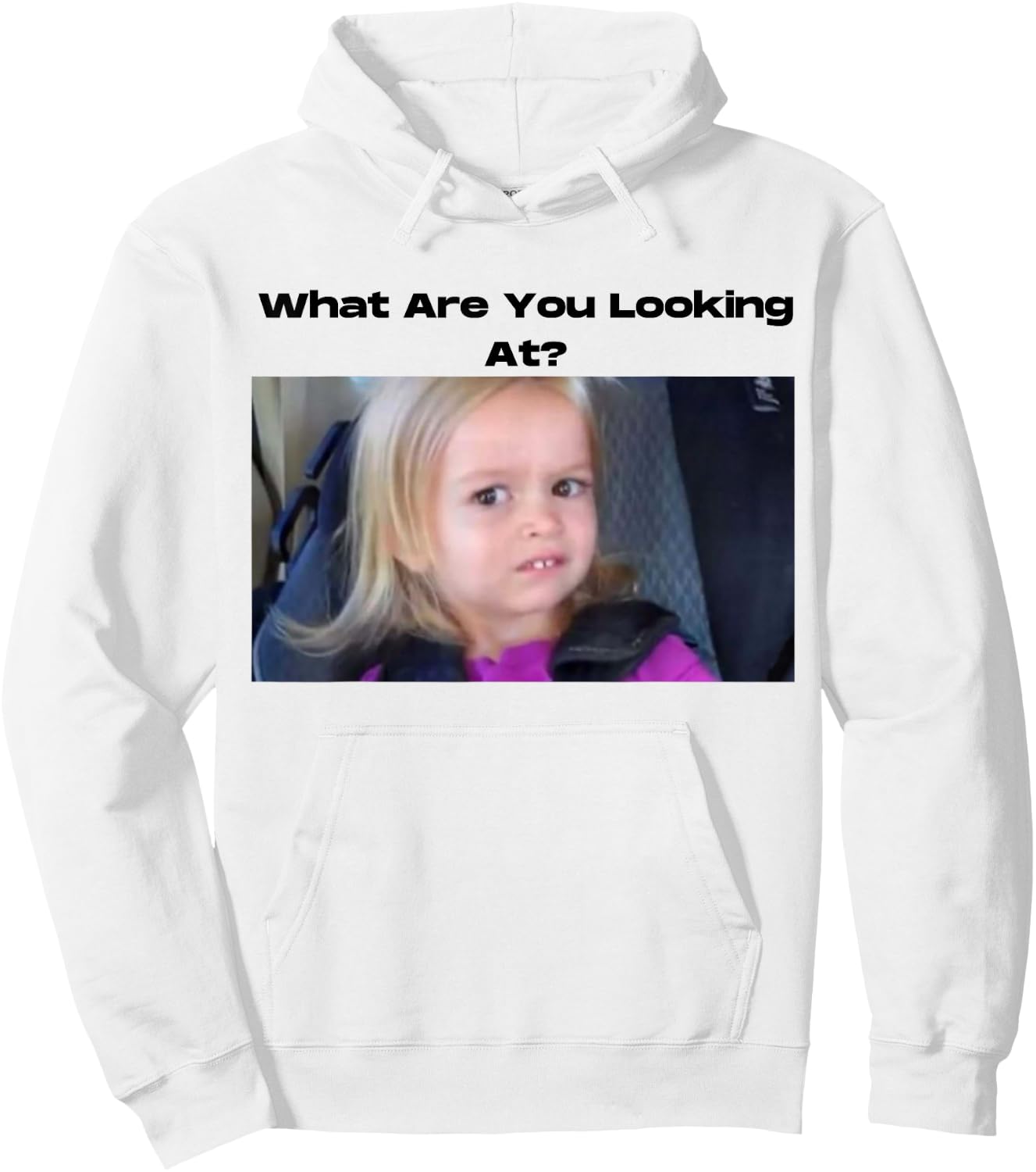 Funny t shirts / Women - What Are You Looking At Hoodie - Hoodie | White