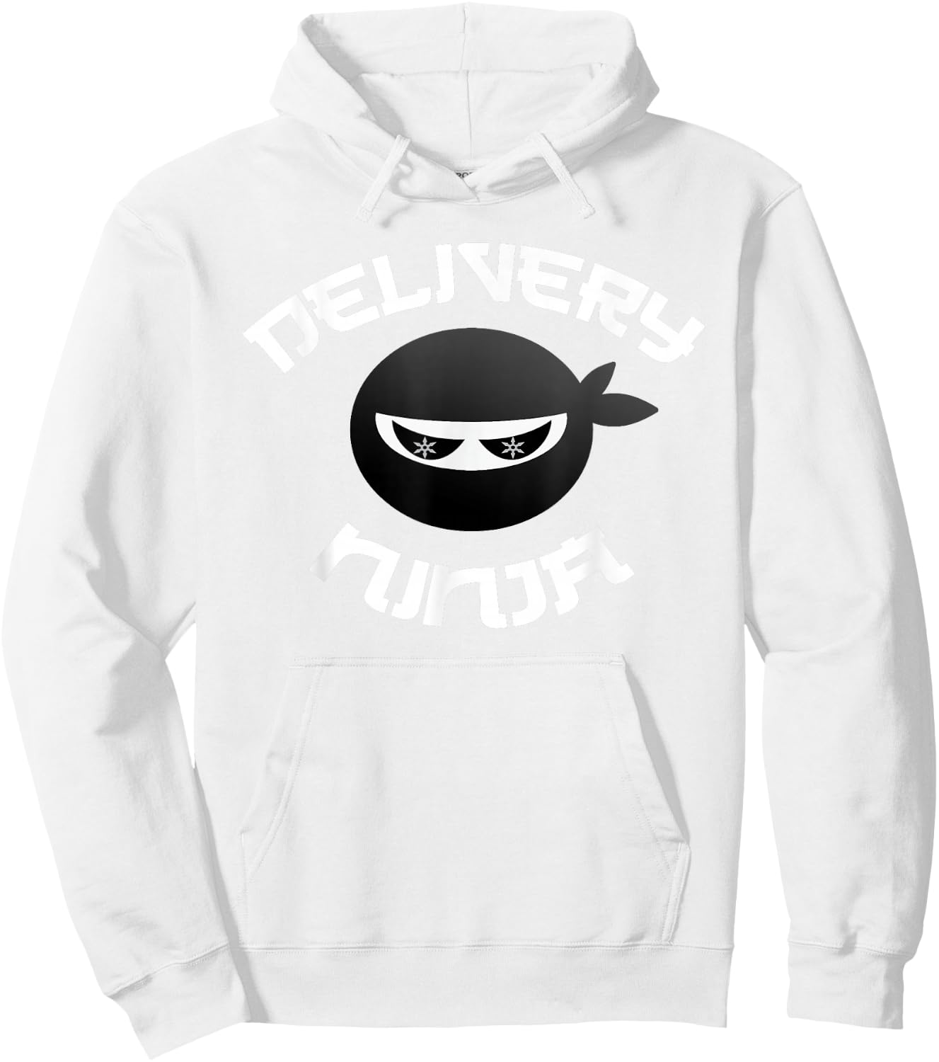 Funny DELIVERY NINJA Pizza Mailman Truck School Bus Driver Hoodie - Hoodie | White