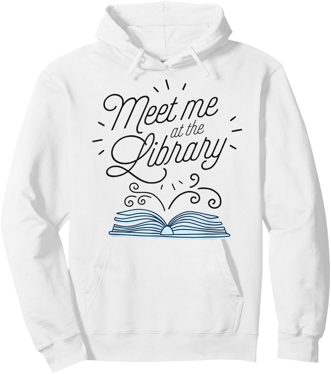 Meet Me At The Library - Support Your Public Library Women Hoodie - Hoodie | White