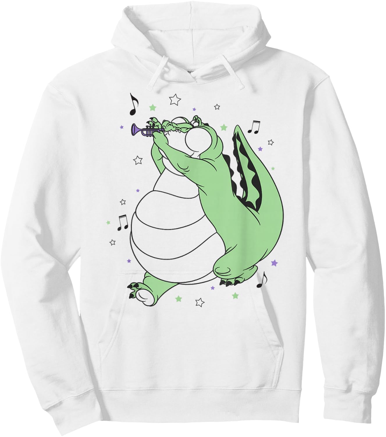 Disney The Princess and The Frog Jazzy Louis Chest Portrait Hoodie - Hoodie | White