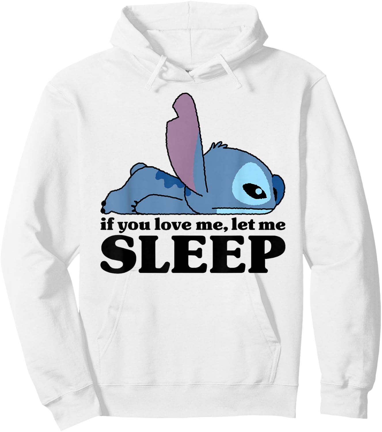 Lilo & Stitch - Sleepy Stitch Hoodie - Hoodie | White
