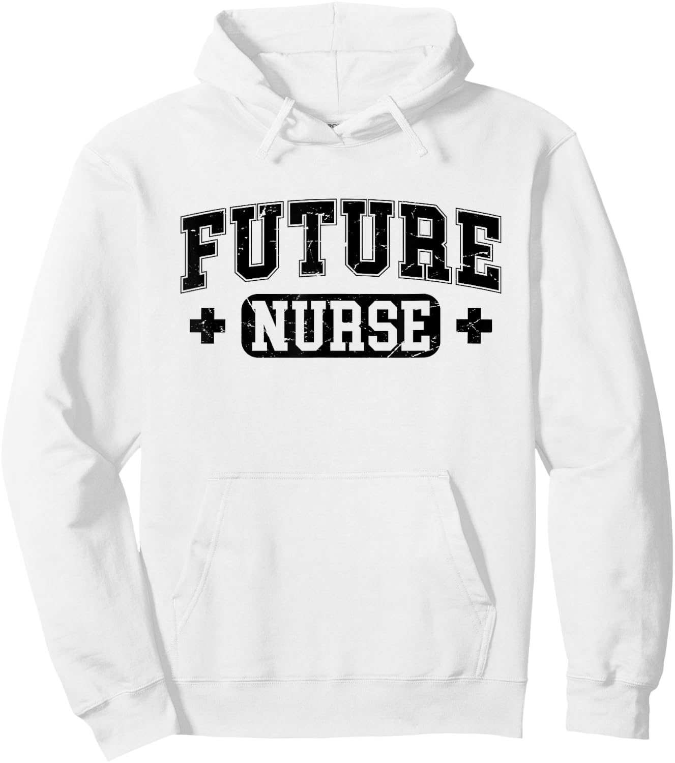 Future Nurse Student Funny Nursing Design Men Hoodie - Hoodie | White