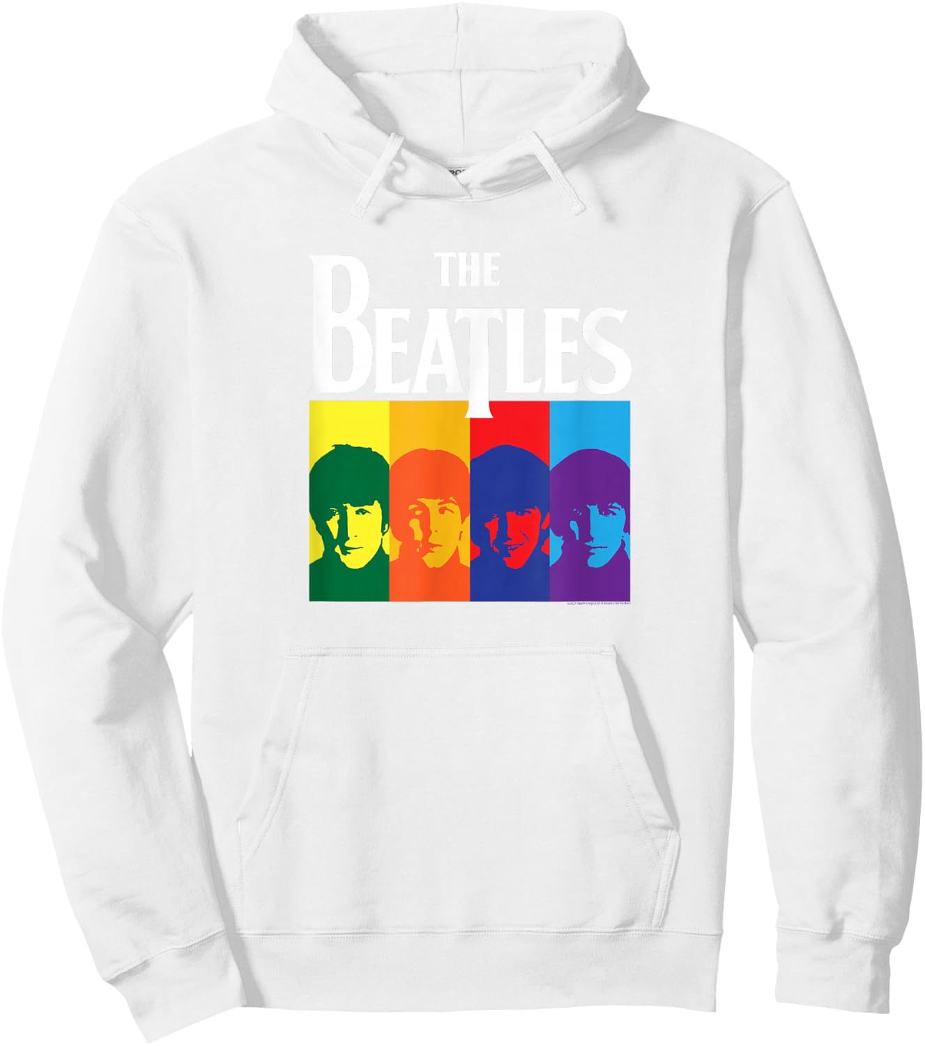 The Beatles - Yellow Submarine Album Colorblock Hoodie - Hoodie | White