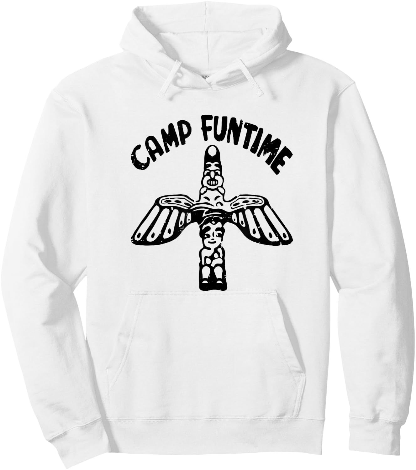 Camp Funtime! Fun vintage novelty Hoodie - Hoodie | White
