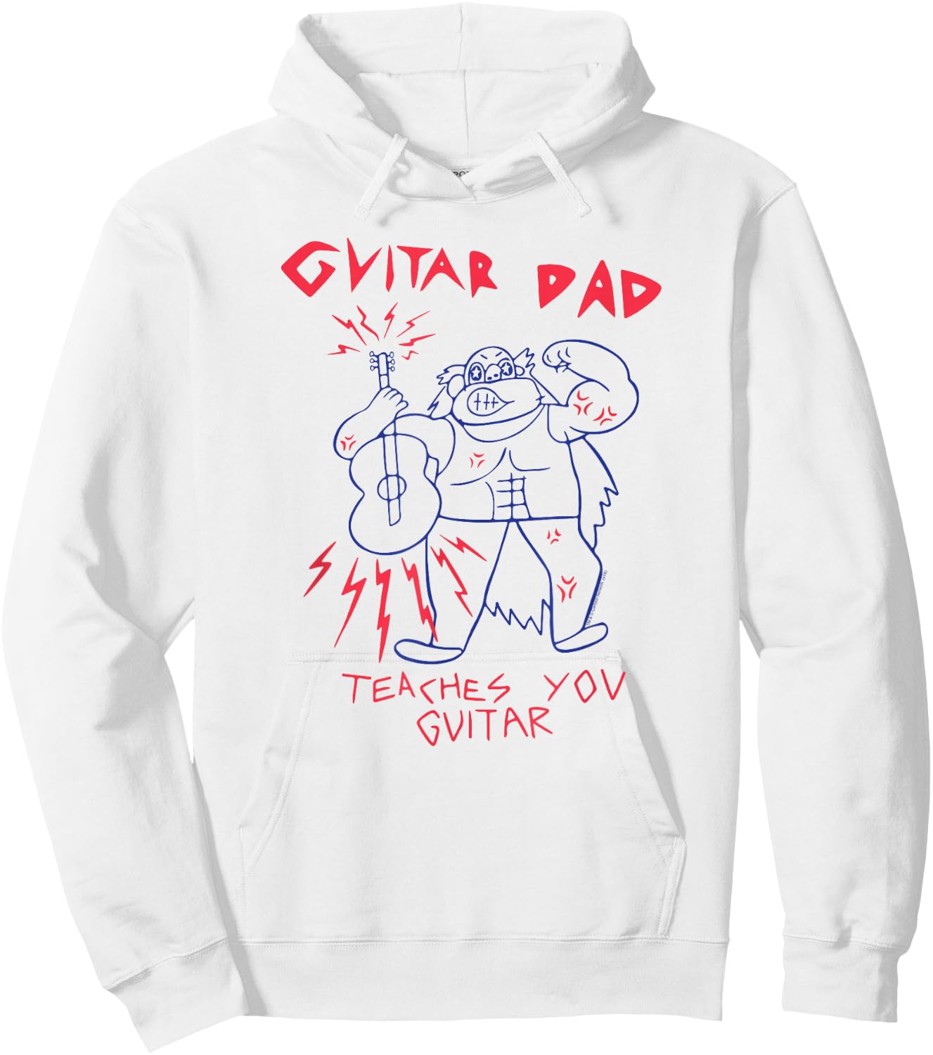 Steven Universe Guitar Dad Hoodie - Hoodie | White